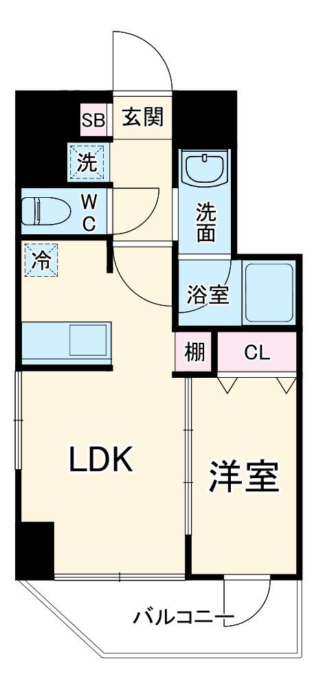 ランティエ御幣島の間取り