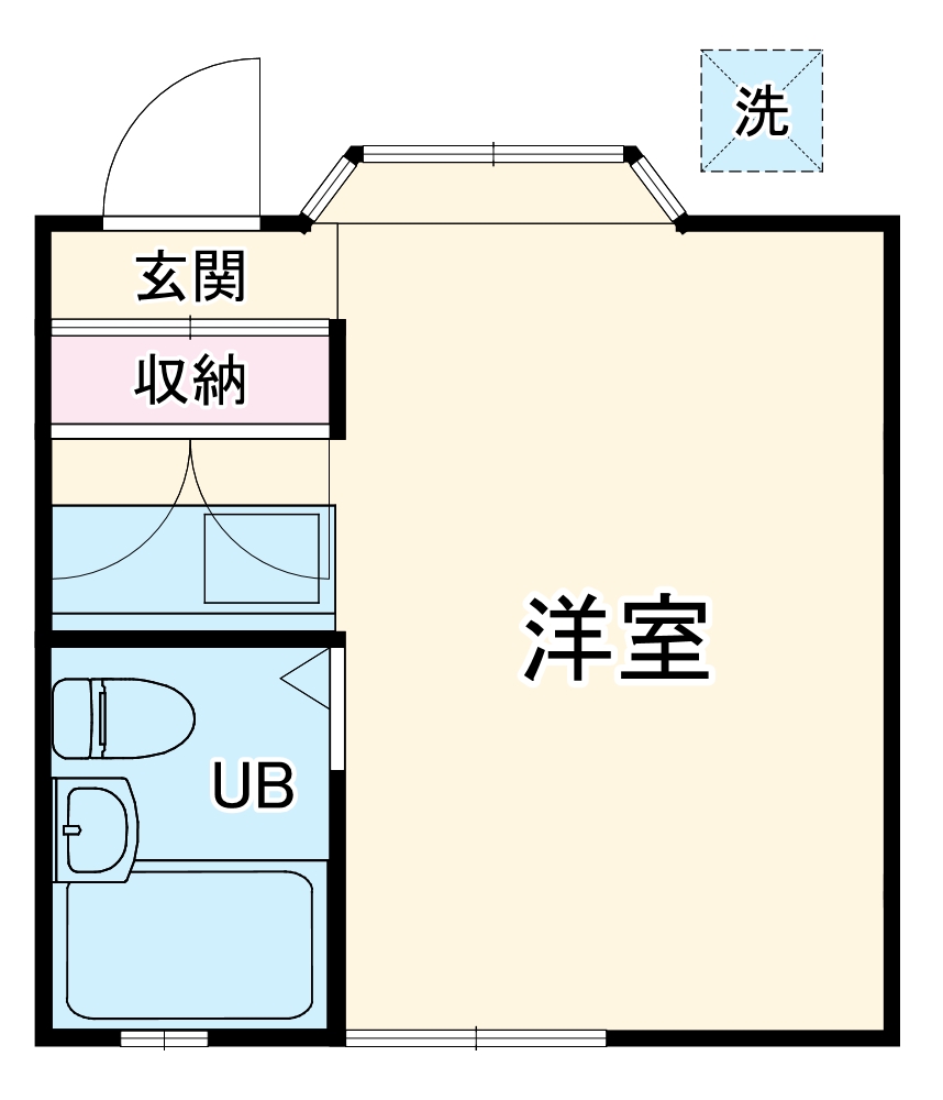 パレス弘明寺の間取り