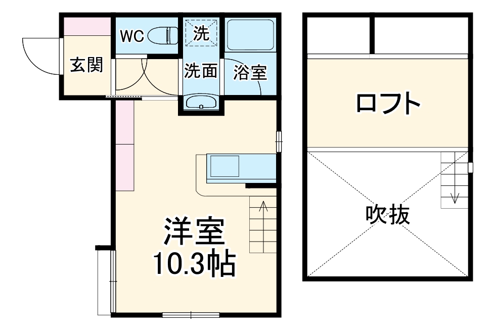 kiarablanche井土ヶ谷の間取り