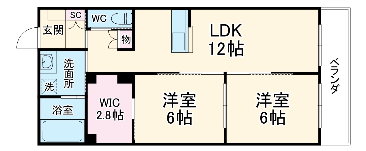 (シニア限定)へーベルヴィレッジ淵野辺Ⅱ~紡ぎ野~の間取り