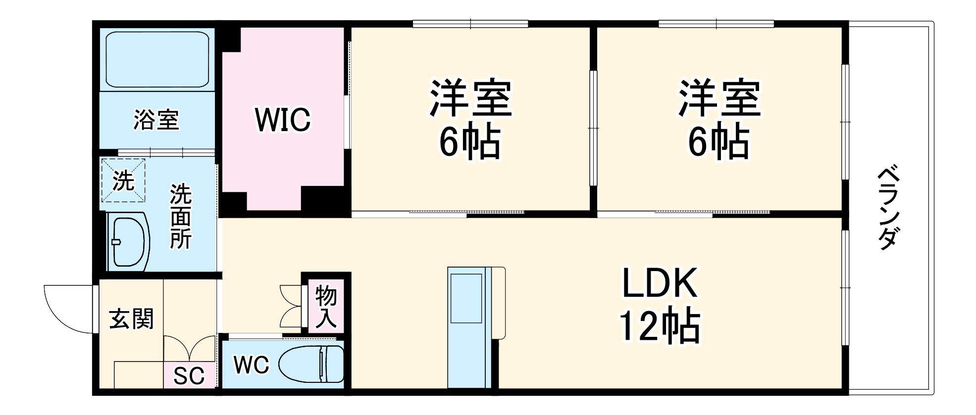 (シニア限定)へーベルヴィレッジ淵野辺Ⅱ~紡ぎ野~の間取り