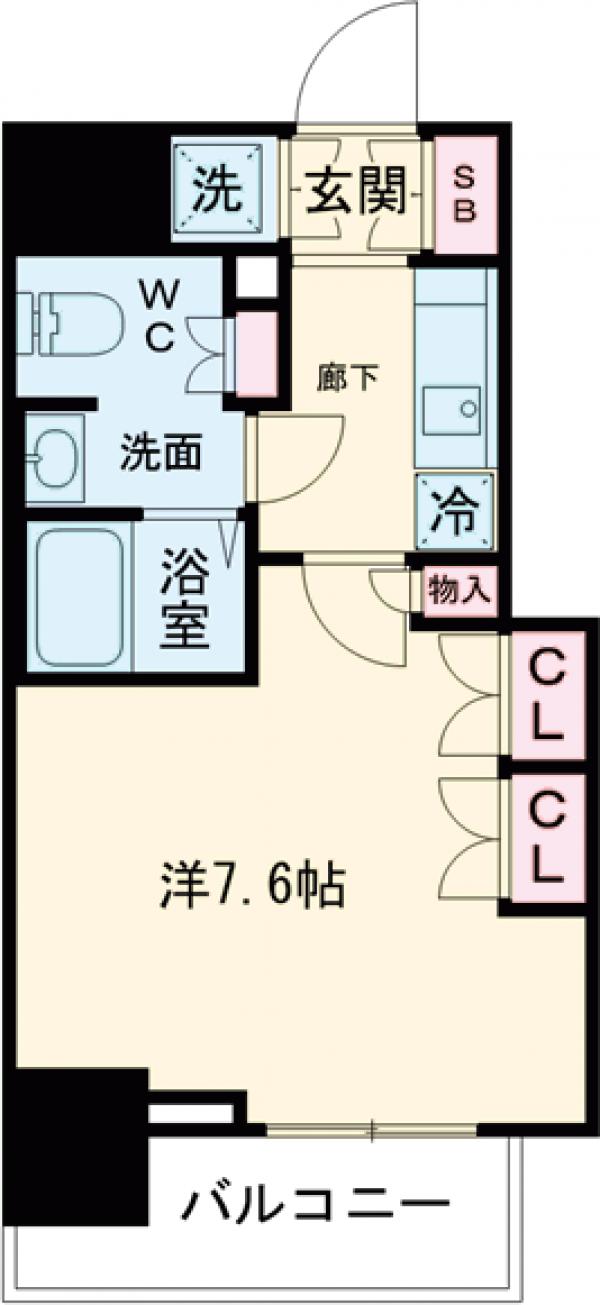 ベルシード中板橋の間取り