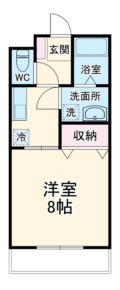 プレステージ原田の間取り