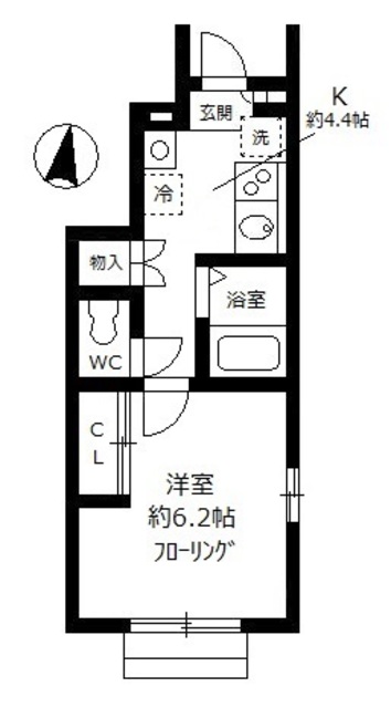 ラフュージュ北千束の間取り