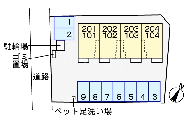 16/22 駐車場