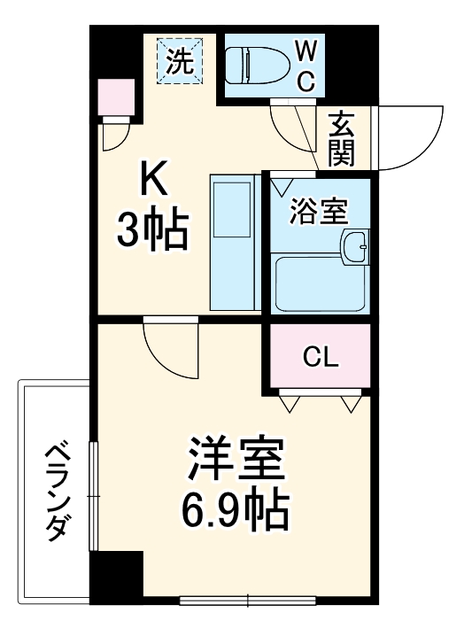 クレール車道の間取り
