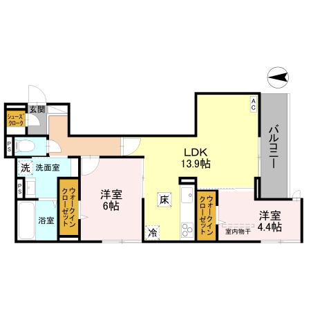 S★S CASAの間取り