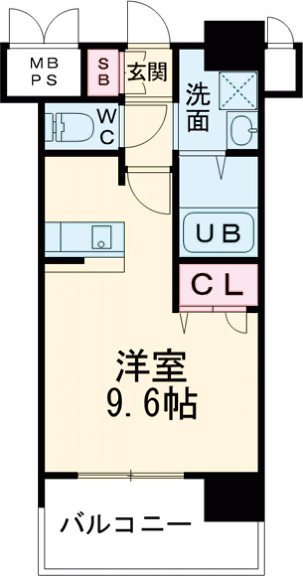エンクレスト千早の間取り