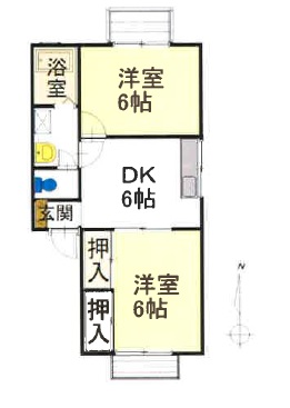 メゾン久遠Ⅱの間取り