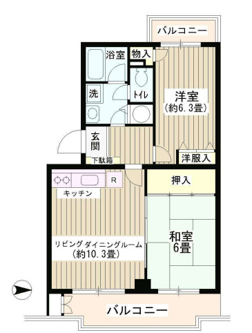 葛西ハイデンスの間取り