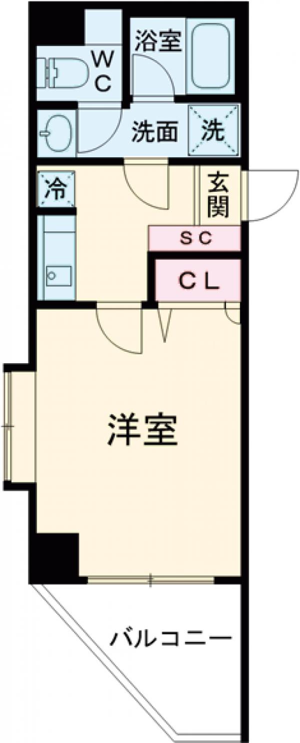 ＢＰＲレジデンス豪徳寺の間取り