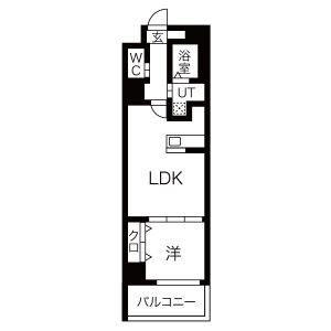 アスヴェル京都東堀川の間取り