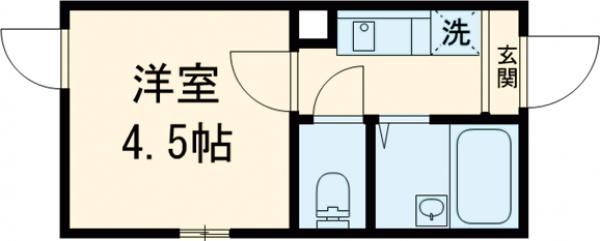 シャンテ谷在家の間取り