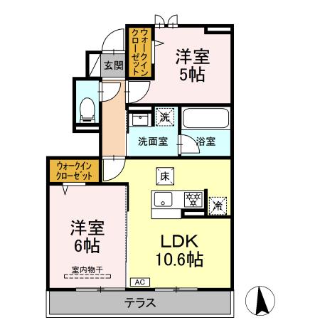 泉区上飯田町AK計画の間取り