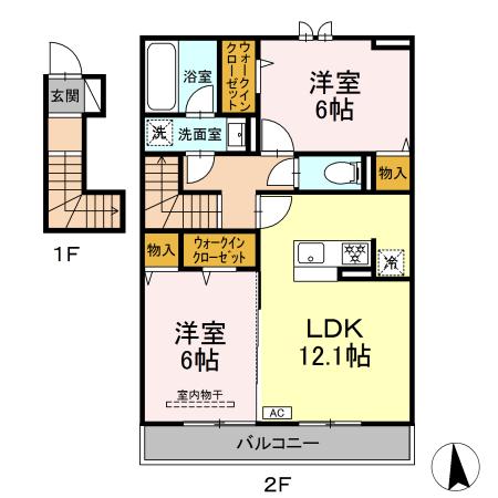 泉区上飯田町AK計画の間取り
