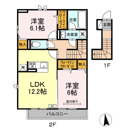 泉区上飯田町AK計画の間取り