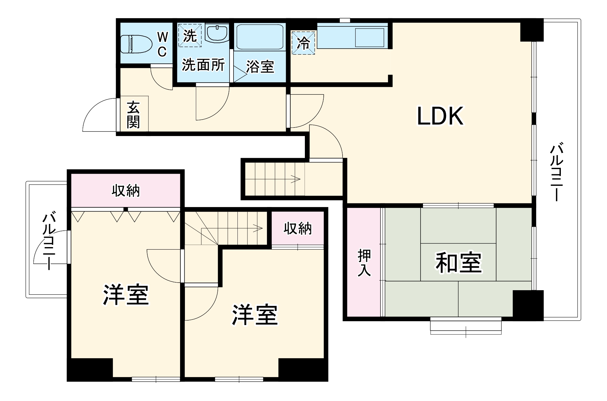 GARNET　RESIDENCE上桂の間取り