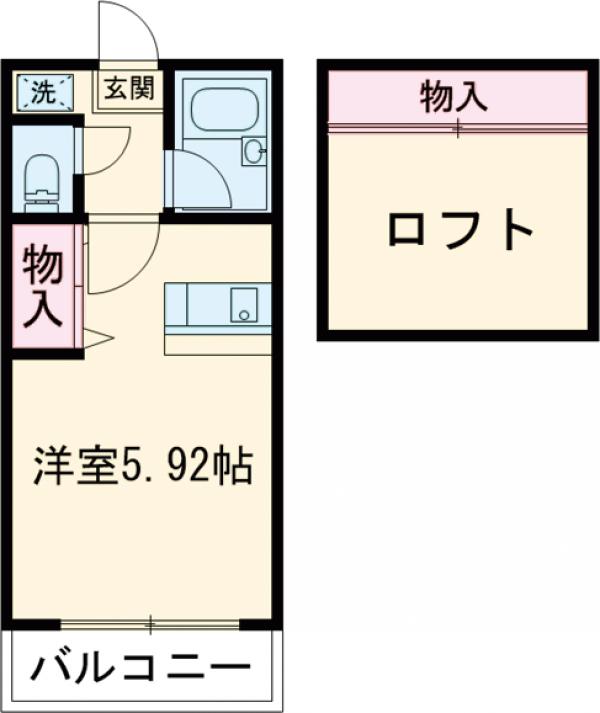 ロワジール貫井Cの間取り