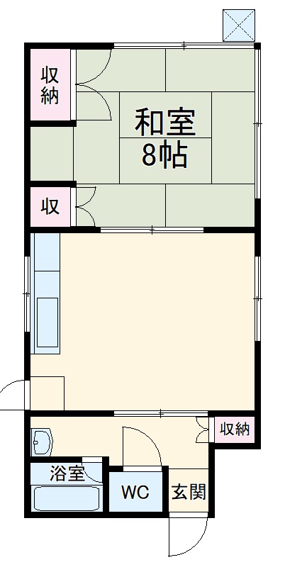 徳栄荘の間取り