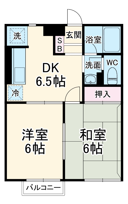 ハイツフォレストの間取り