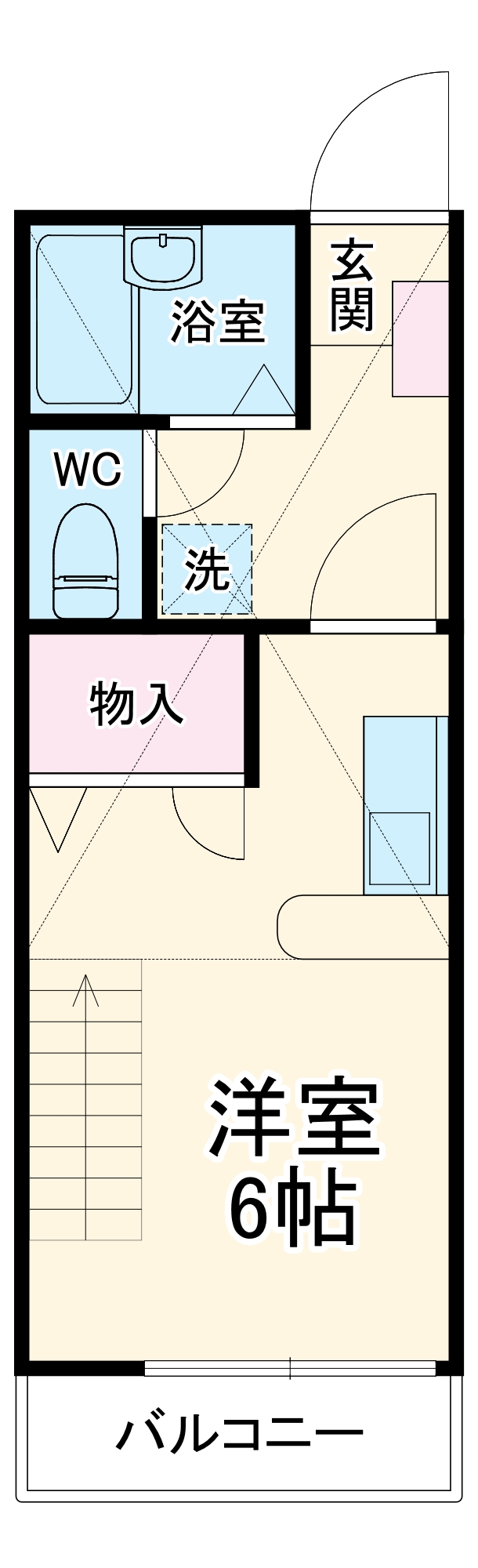 パルフェタムールの間取り