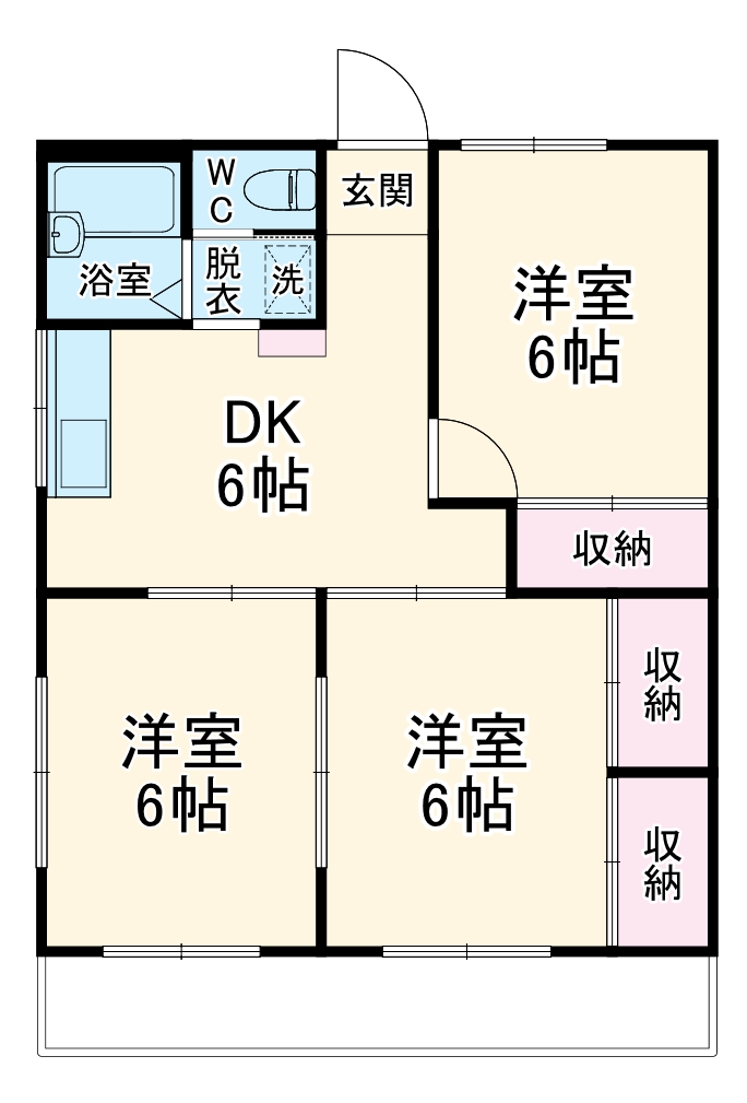 ドリーム美しが丘の間取り