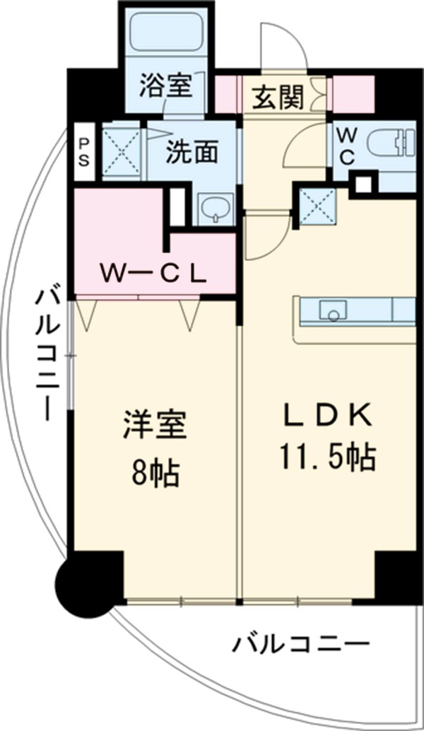 さくらHillsリバーサイドEASTの間取り