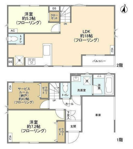 Kolet阿佐ヶ谷の間取り