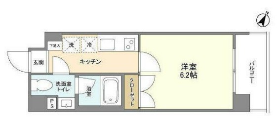 RJRリクロス西馬込の間取り