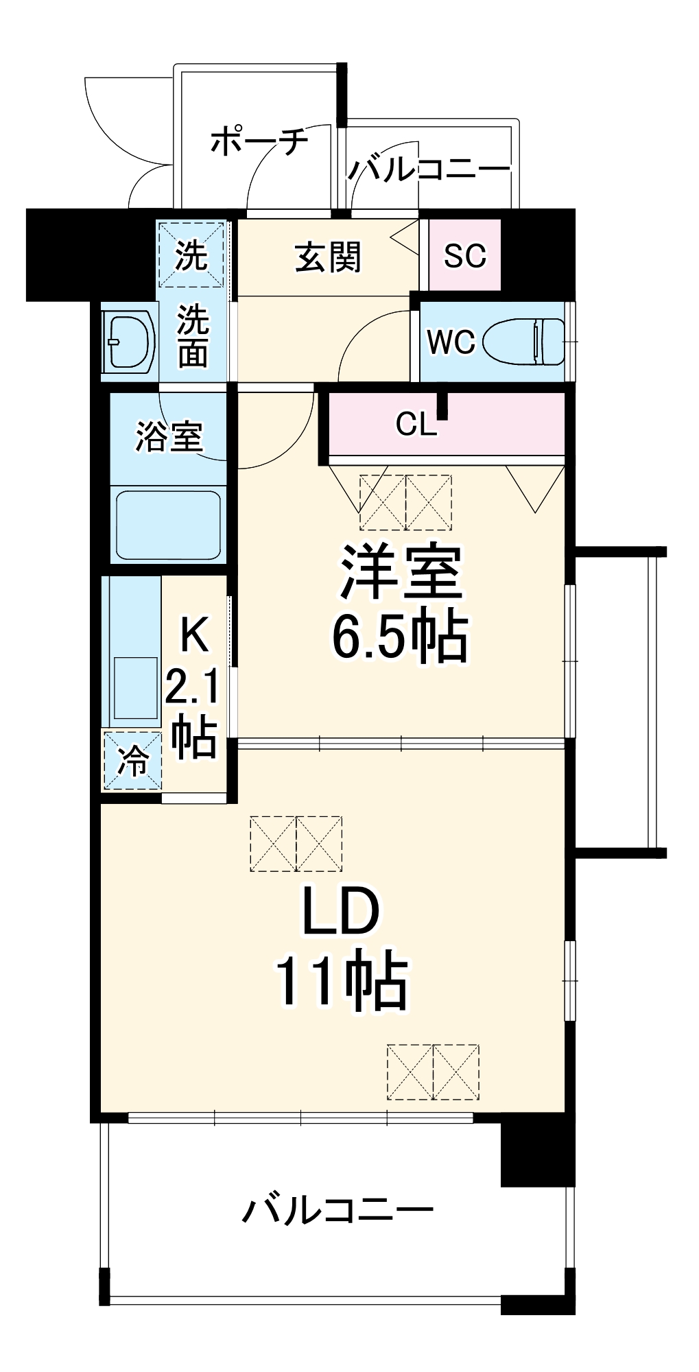 ＮＯＲＴＨ　ＶＩＬＬＡＧＥ壱番館の間取り