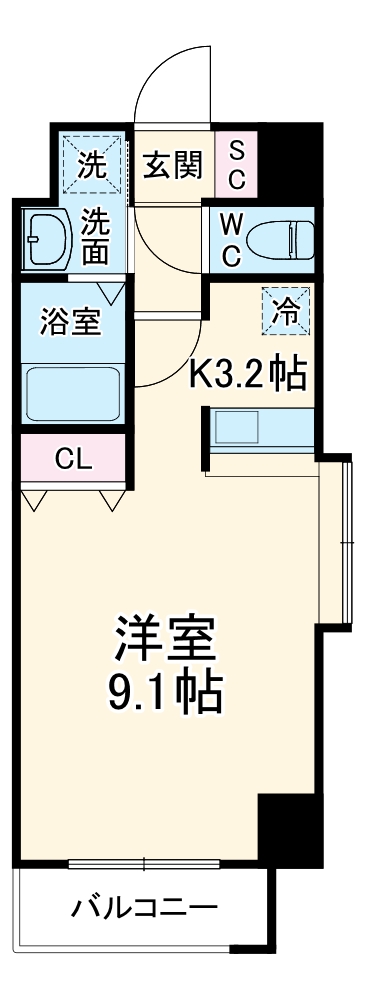 willDo松屋町の間取り