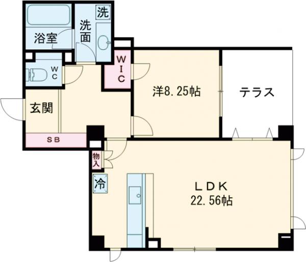エスポワール桜新町の間取り