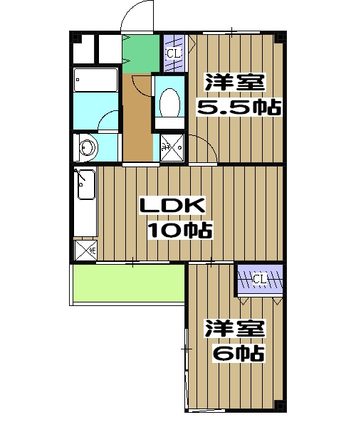 Residence OkuraⅢの間取り