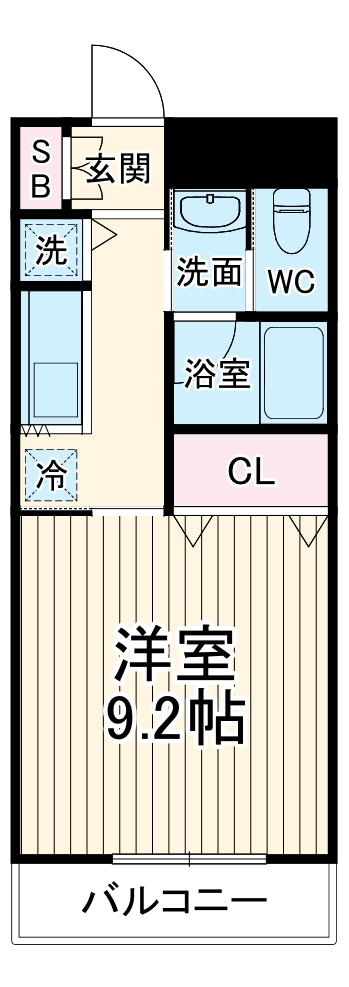 T’s garden元町(旧アクシス元町)の間取り