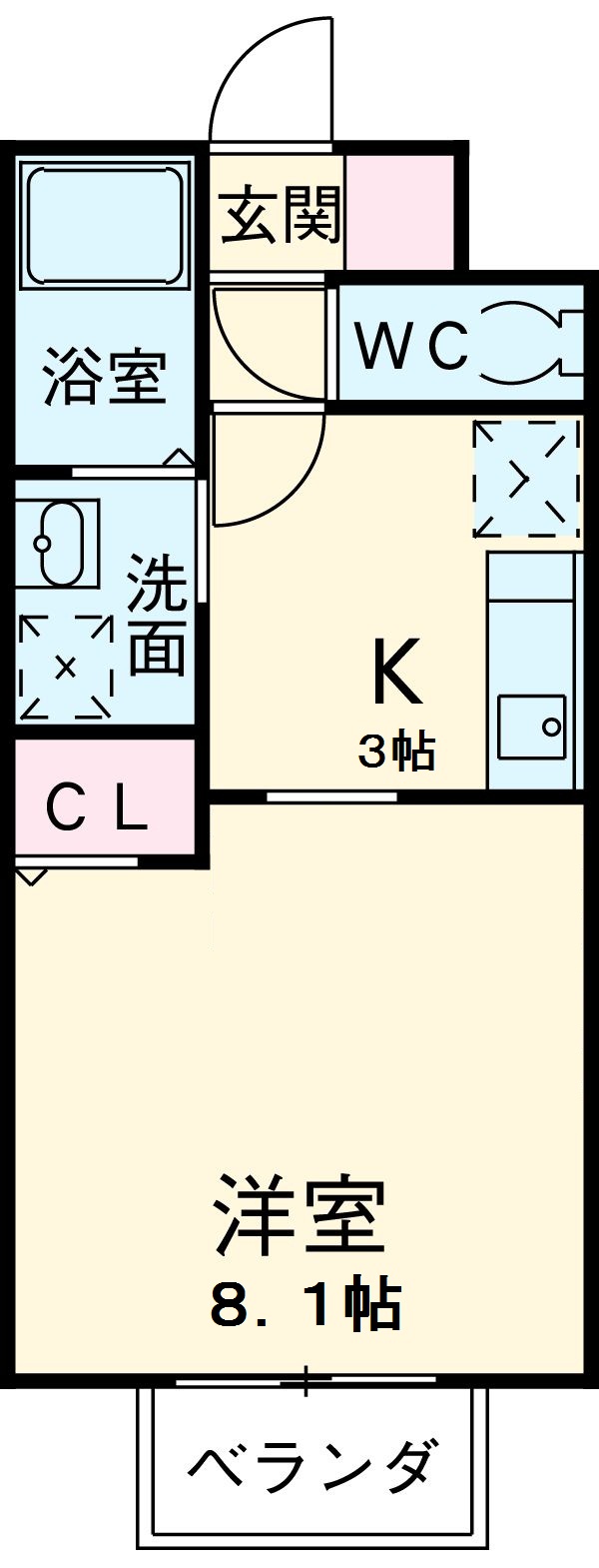 カルティエ・サンセールの間取り