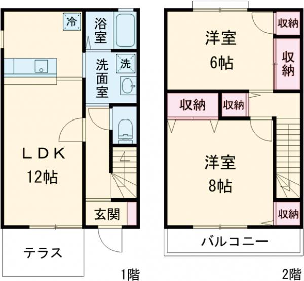 メゾン若葉の間取り