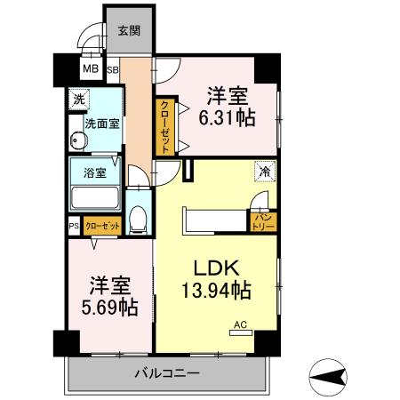 2/30 間取