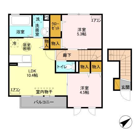 マリエ田彦の間取り