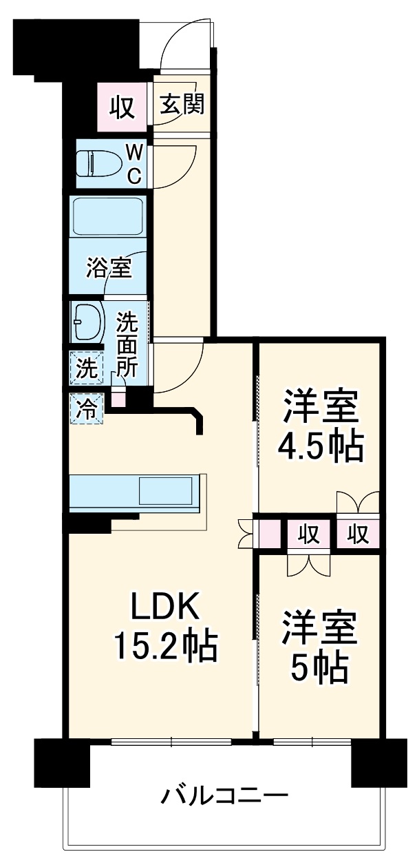 シエリアシティ千里山 D棟の間取り