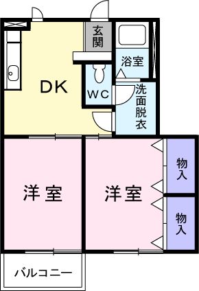 ラフィネロジュマンの間取り