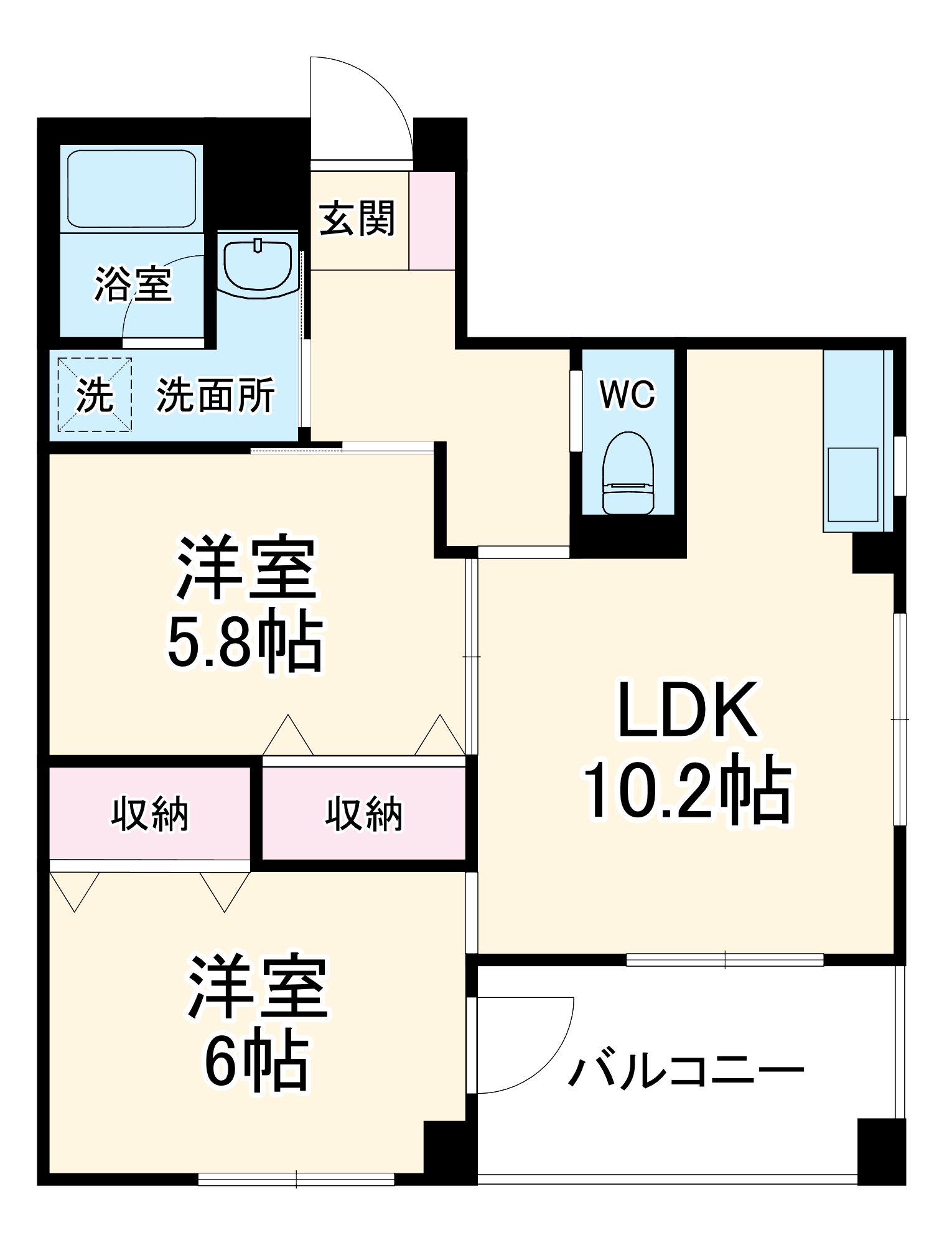 シェルマンド毛馬の間取り