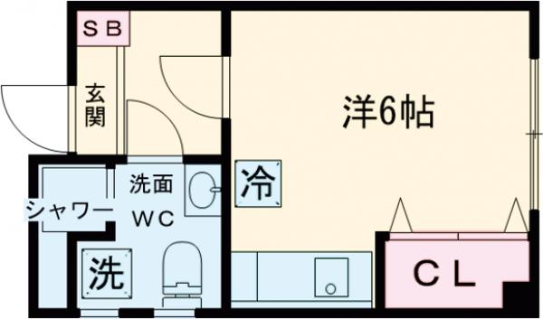 コントレールセンジュベースの間取り
