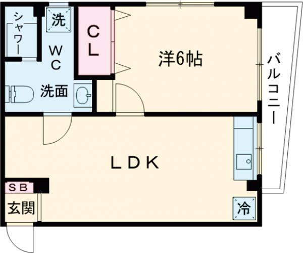 コントレールセンジュベースの間取り