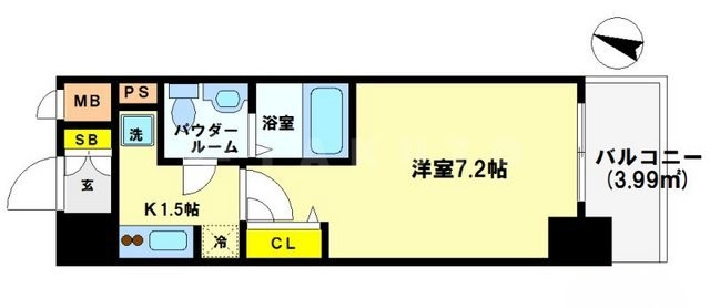エスリード梅田北の間取り
