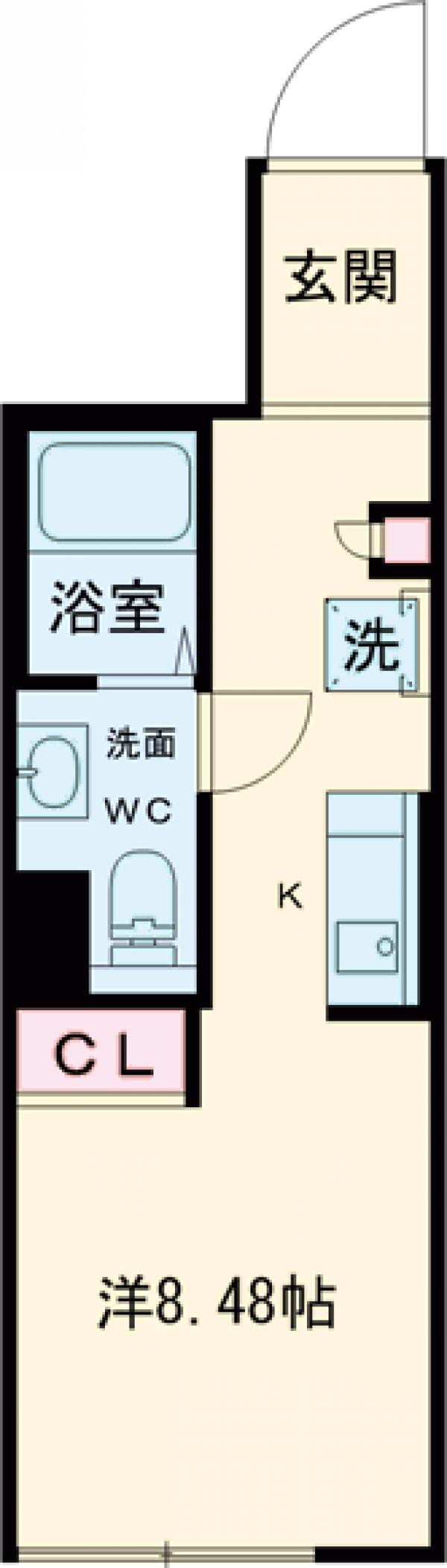 長楽町屋レジデンスの間取り