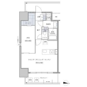 山王の完工年月（2020年4月）築の賃貸マンションの間取り