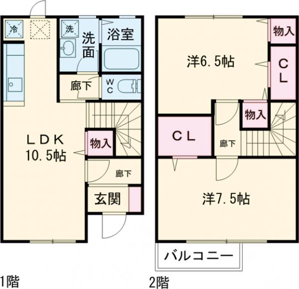ゴールドクレストAの間取り