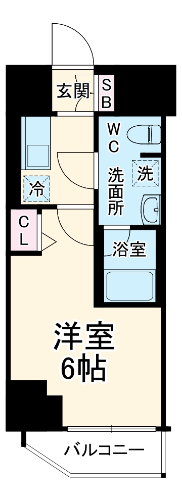 LUMEED横濱末吉町の間取り