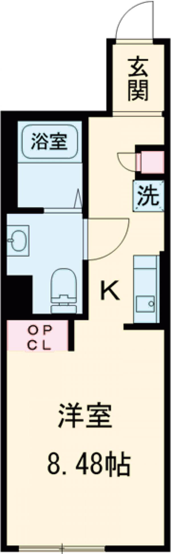 長楽町屋レジデンスの間取り