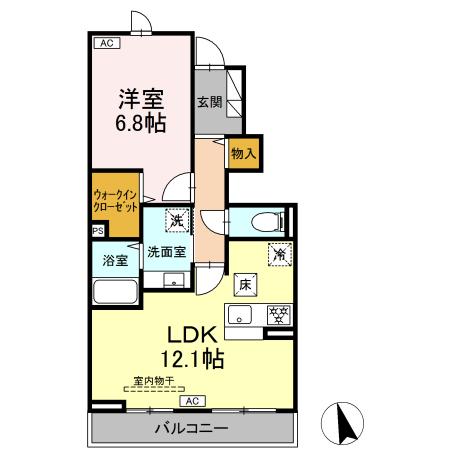 レジデンスKの間取り